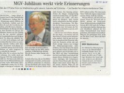 2015_Jubiläumskonzert_Zeitungsberichte