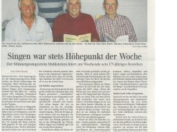 2015_Jubiläumskonzert_Zeitungsberichte